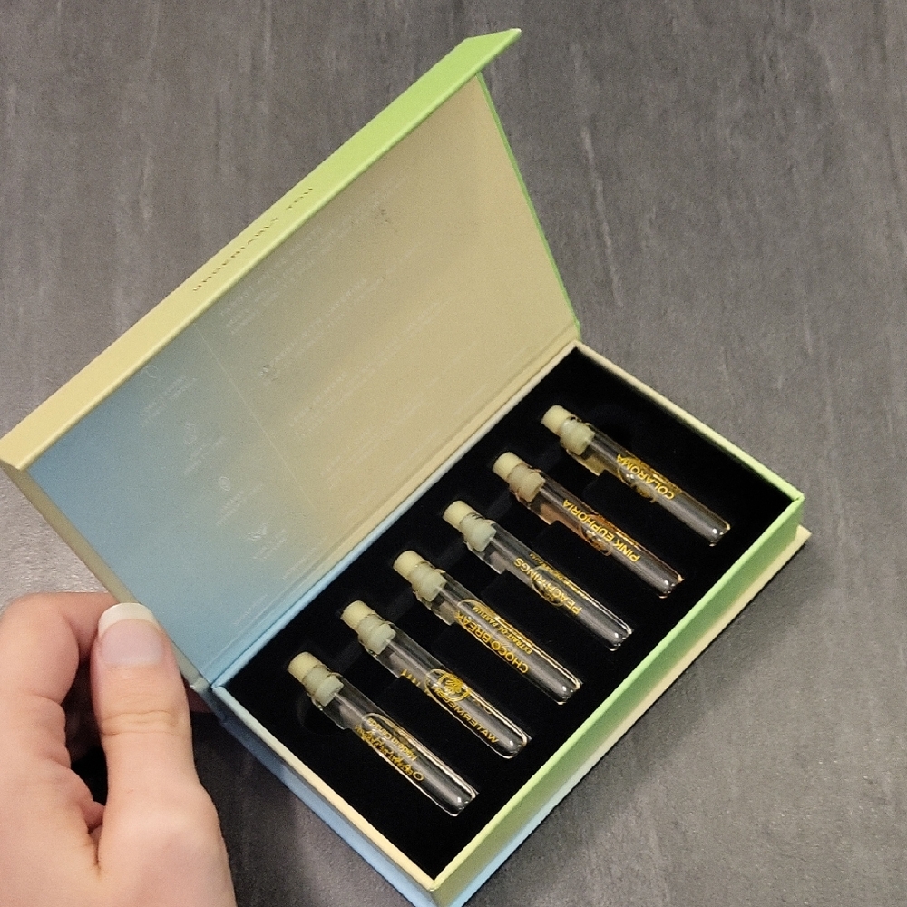 Set of Six Perfume Sample Vials